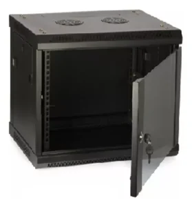 Rack gabinete ZKTeco 9UR de pared para cableado estructurado en Ibarra e Imbabura